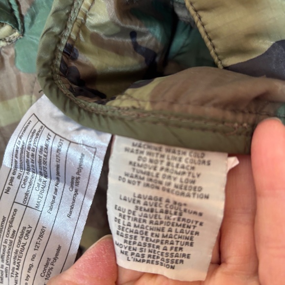 mens Ralph Lauren size medium camouflage coat Denim and Supply USA flag vintage - Picture 9 of 13